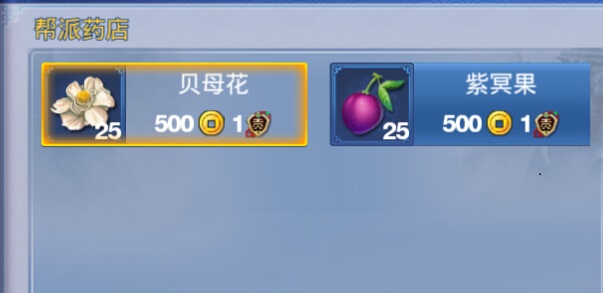 神武帮派药店图