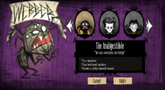 饥荒韦伯和威尔逊的胡子作用 饥荒韦伯和威尔逊的胡子作用