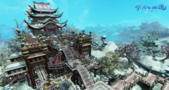 冰冷冬季赏优美雪景 《新倩女幽魂》主城纯美截 冰冷冬季赏优美雪景 《新倩女幽魂》主城纯美截