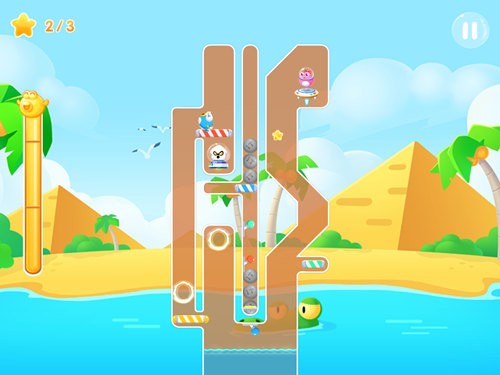 机关门的运用 《小鱼飞飞》尖塔沙漠第110关攻略