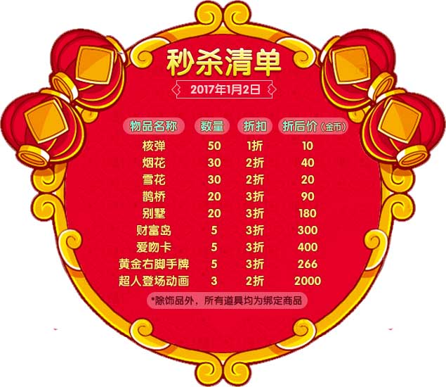 元旦节跑车1折起售！《杀手Online》秒杀跨年夜