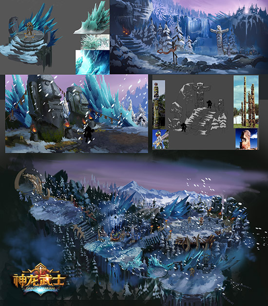 原画手稿曝光 《神龙武士》影视级画面解析